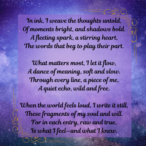 Journal Poem